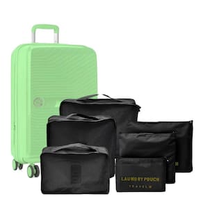 Mala De Viagem Grande Polipropileno Expansível + Organizador