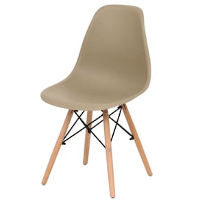Cadeira para Sala de Jantar Eames Eiffel Dkr Cinza