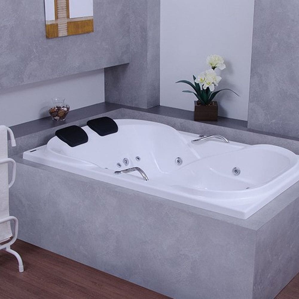 Banheira de Hidromassagem Due Maggiore em Gel Coat Gran Luxo com Aquecedor 180 Cm - Volume Ideal 225 - 110V