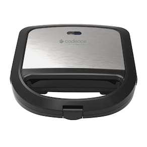 Sanduicheira Grill Eletrica Cadence Black Inox 750W 220V