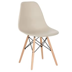 Cadeira para Sala de Jantar Eames Eiffel Dkr Nude