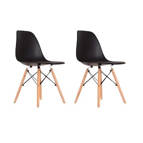 Conjunto 2 Cadeiras Eames Eiffel Dkr Preto