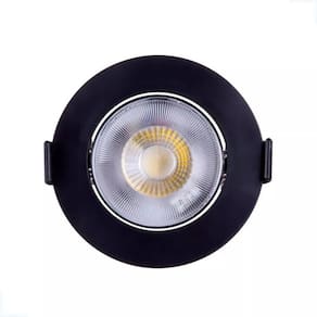 Luminária Spot Led 9x9 cm Direcionável Embutir Redondo 5w 6500K Luz Branco Frio