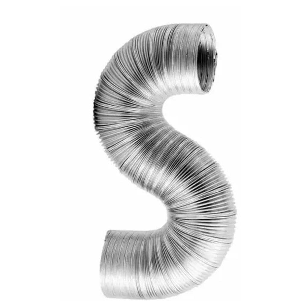 Tubo flexivel de aluminio 110mm x 1mt