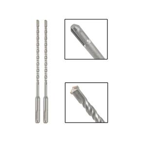 Jogo 2 Brocas Sds Plus 6X210 Mm Aço Carbono Tungstênio