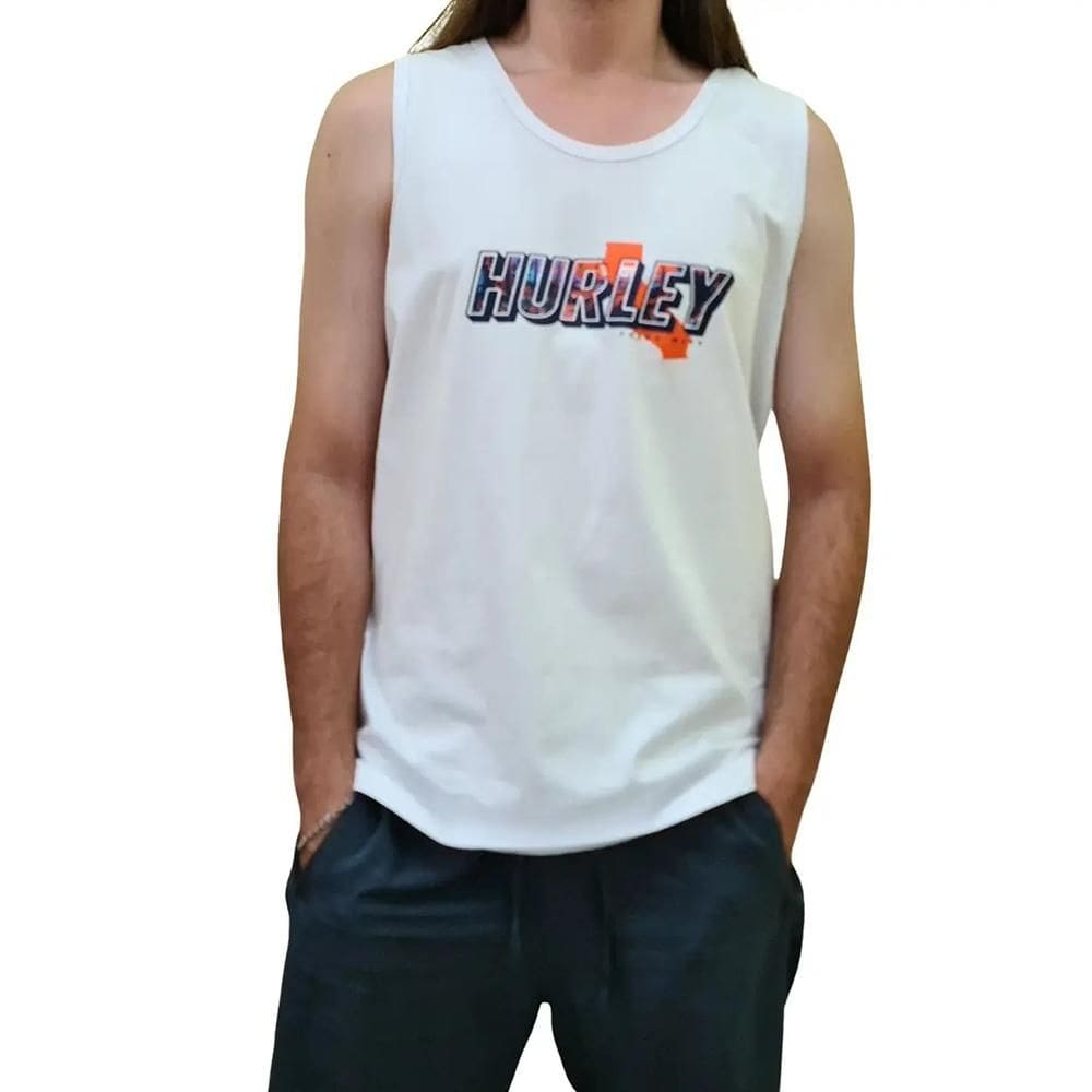 Regata Hurley Fastfornia SM25 Masculina Branco