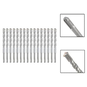Jogo 16 Brocas Sds Plus 20X310 Mm Aço Carbono Tungstênio