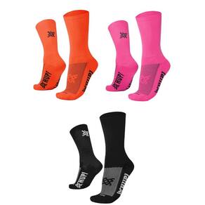 Kit 03 Pares Meia para Corrida HUPI Lisas Coloridas