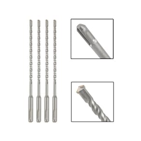 Jogo 4 Brocas Sds Plus 5X110 Mm Aço Carbono Tungstênio