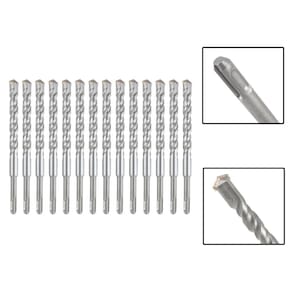 Jogo 14 Brocas Sds Plus 20X310 Mm Aço Carbono Tungstênio