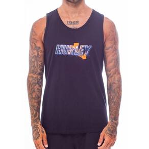 Regata Hurley Fastfornia SM25 Masculina Preto