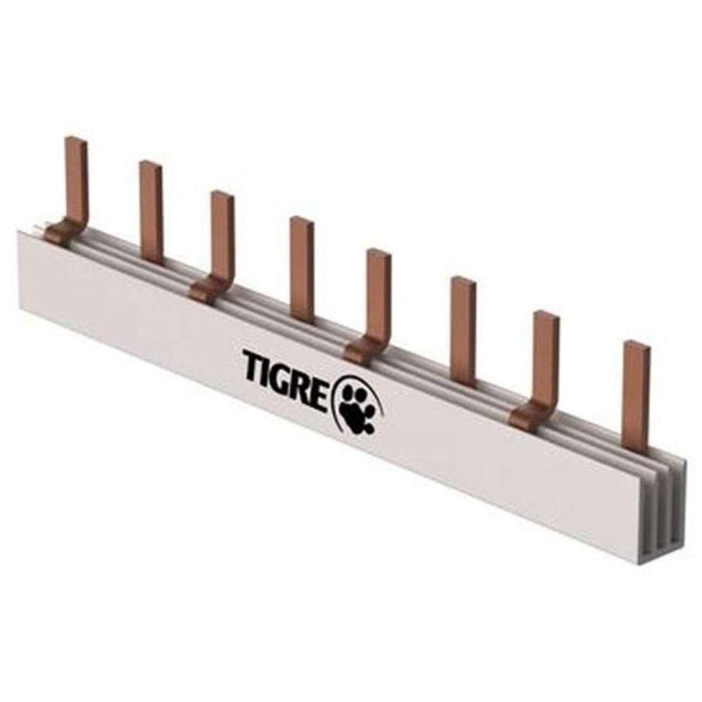 Barramento Tigre Bi 08 Lig Din 80a 440v - Tigre