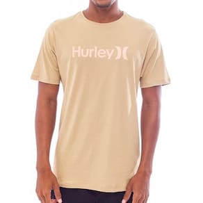 Camiseta Hurley O&O Solid Oversize SM25 Masculina Bege