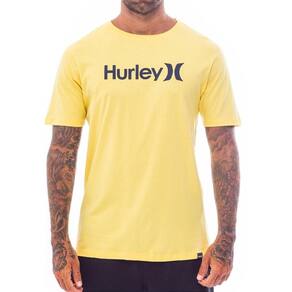 Camiseta Hurley O&O Solid SM25 Masculina Amarelo