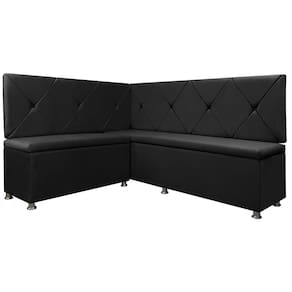 Canto Alemão Losango 4 Lugares 1,25x1,60m Veludo - SOFA STORE