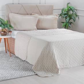 Kit Colcha Casal Santorini Super Macia 220x240cm