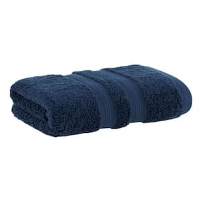 Toalha De Rosto Algodão Egípcio Penteado Buddemeyer 48x90cm Azul 1291