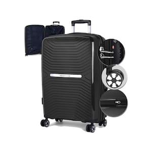 Mala De Viagem 23Kg Polipropileno Expansível Anti-Furto Tsa