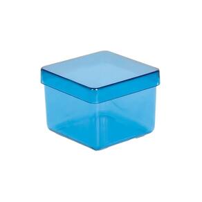 Lembrancinha Caixa Acrilica 5x5cm Azul 10un
