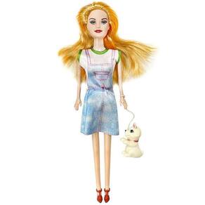 Boneca Princesa Cachorro Fofinho Pet Brinquedo Divertido Brincadeira