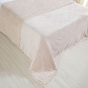 Manta Sherpa Realce King Dupla Face 240x260cm