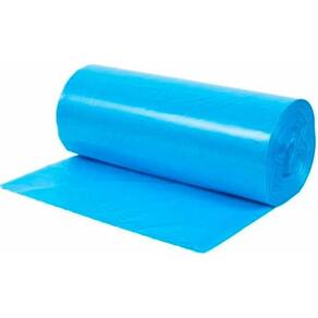 Saco Para Lixo Azul Pe 15l Rolo Com 40 Unidades Plaszom Azul