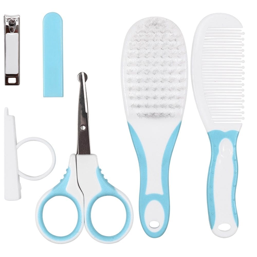Kit Cuidados Enxoval do Bebê Escova Tesoura Cortador de Unha Buba