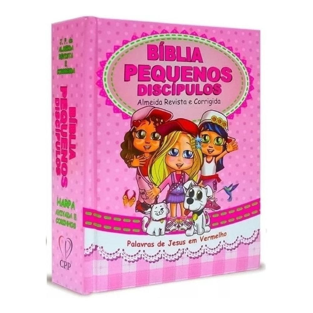 Bíblia Infantil Evangélica Pentecostal Com Harpas E Corinhos Ilustrada Meninas índice