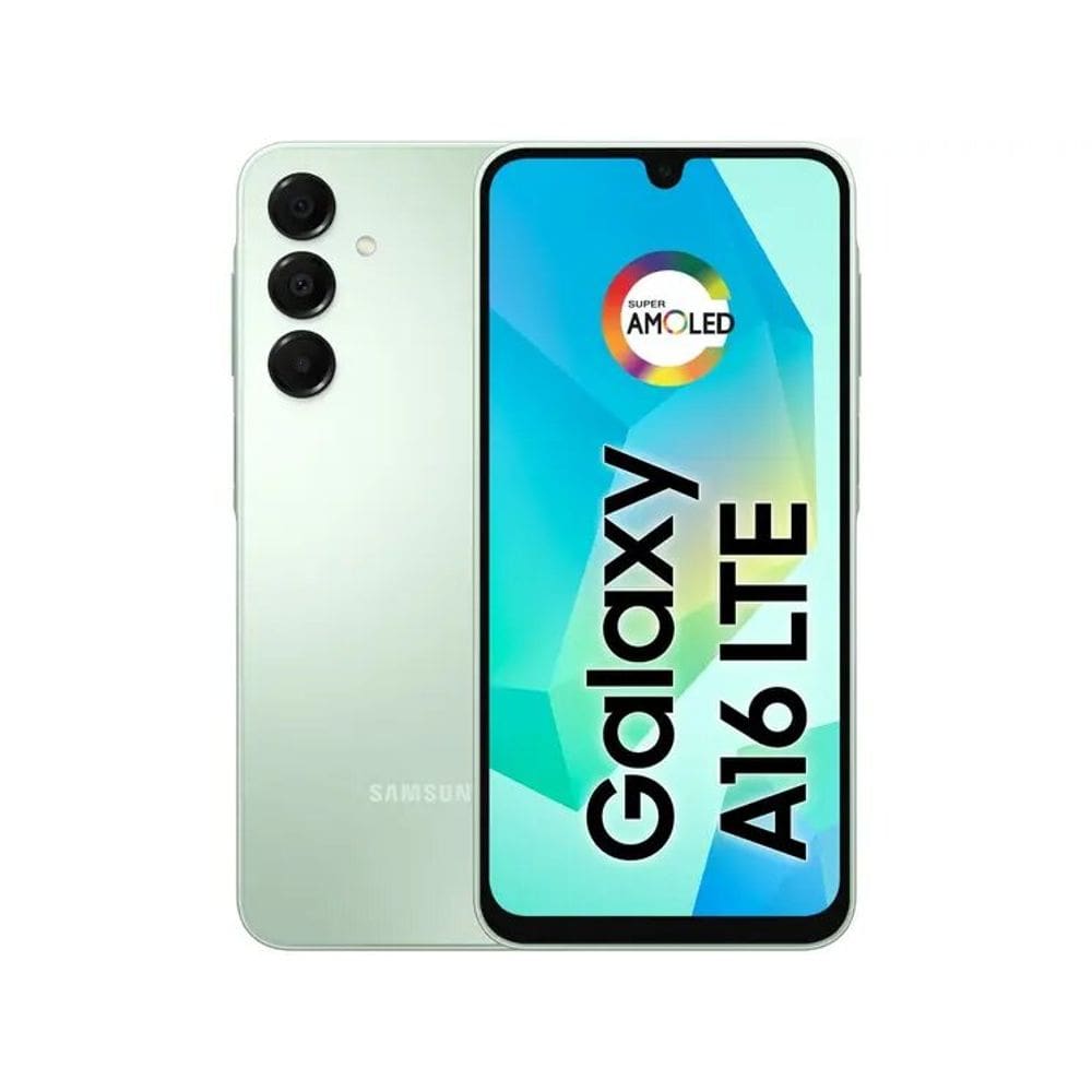 Smartphone Samsung Galaxy A16 128GB - Verde Claro, 4G, RAM 4GB, Tela 6.7", Câmera Tripla 50MP + Selfie 13MP