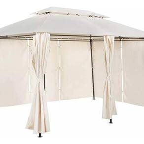 Gazebo Pergolado Tenda Com Cortina 400x300cm - Florida