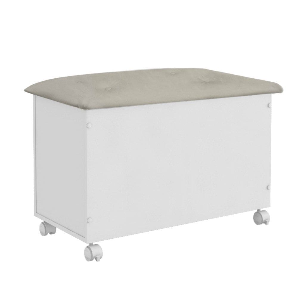 Baú Tampo Estofado Elô Móveis Peroba