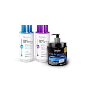 Kit Progressiva Semi Defini 2x300ml + Blindagem Forever Liss