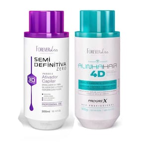 Kit Progressiva AlinhaHair 4D Semi Definitiva3D Forever Liss