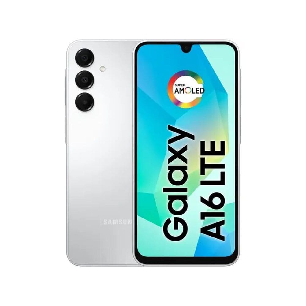 Smartphone Samsung Galaxy A16 128GB - Cinza, 4G, RAM 4GB, Tela 6.7", Câmera Tripla 50MP + Selfie 13MP