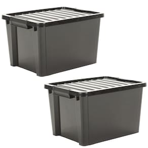 Kit 2 Caixas Organizadoras Plásticas Life Box 40l Multiuso Garden Life