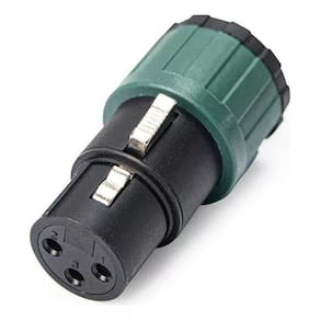Conector Xlr Fêmea Rotativo Low Profile Lp3F Santo Angelo