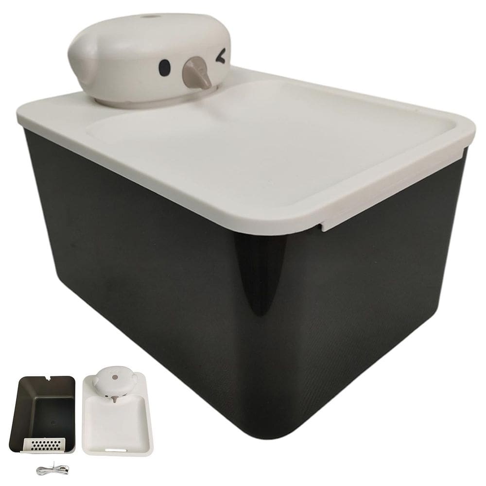 Bebedouro Fonte de Agua Gato Pet Cao Felino Cachorro 2 Modos Sensor Presença Luz UV Bateria Recarregavel USB Automatico Silencioso Animal de Estimaçao