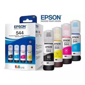 Kit 4 Tintas Eps T544 EcoTank L1110 L1210 L3110 L3150 L3160 L3210 L3251 L3260 L5190 L5290 L5590
