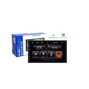 Kit Multimídia Idea 2013 / 2015 Mold Prata 7 Pol CarPlay AndroidAuto - 708BR Roadstar