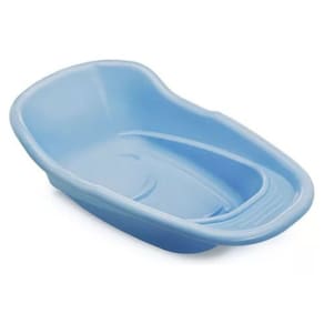 Banheira Bebê Infantil Anatômica Ergonômica Segura Prática Compacta 20L Saboneteira Integrada