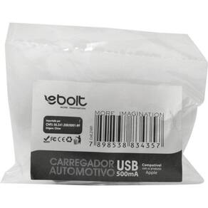 Carregador Usb 500Ma Automotivo Ebolt Polybag