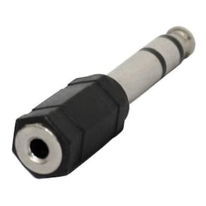 Adaptador Plug Entrada P2 - Saida P10 Stéreo Conversor