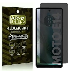 Película Privativa Moto E14 de Vidro 3D Blindada - Armyshield