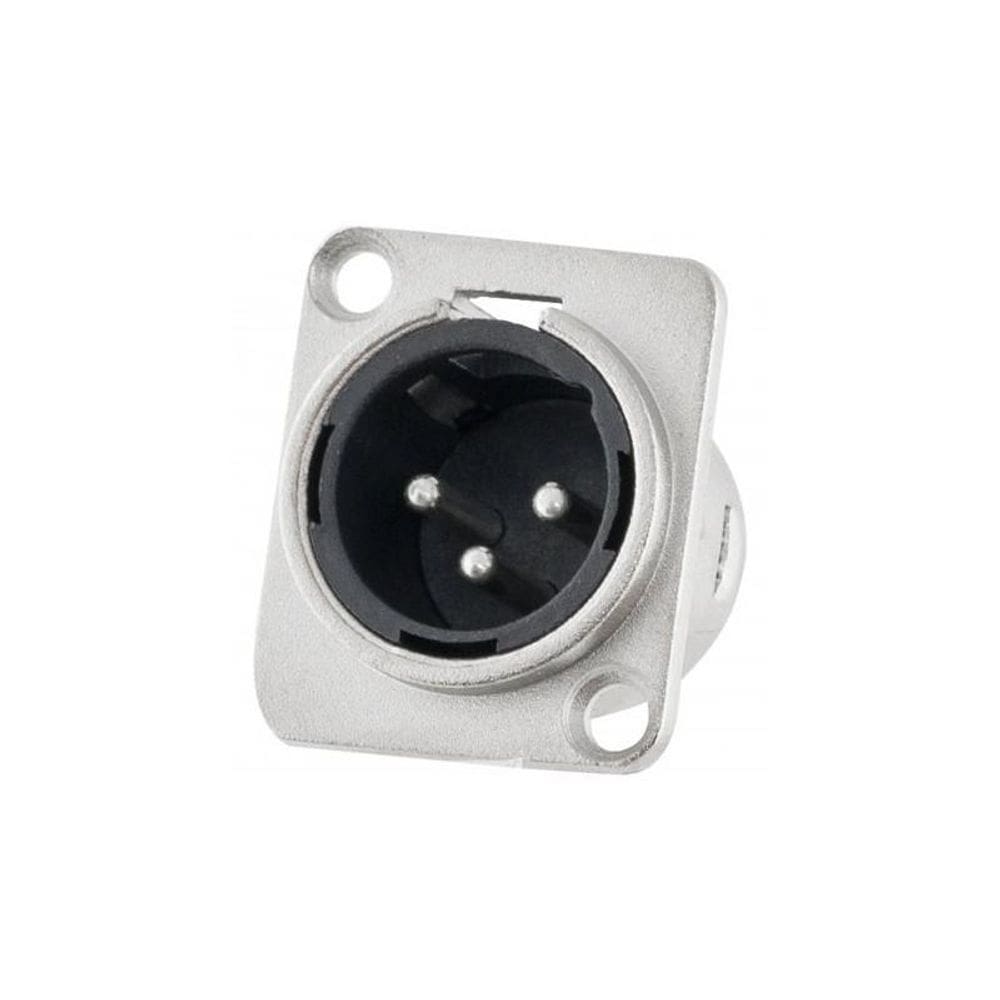 Conector Plug Santo Angelo Xlr Macho Painel 3 Polos Sa2X