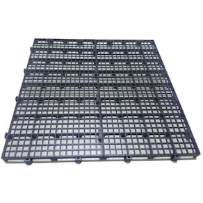 Kit 30 Pisos Plástico Preto Estrado Pallet Palete 50X25Cm