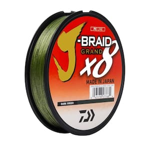 Linha Multifilamento Daiwa J-Braid 8 Fios 300M 0.19Mm 15 Lbs