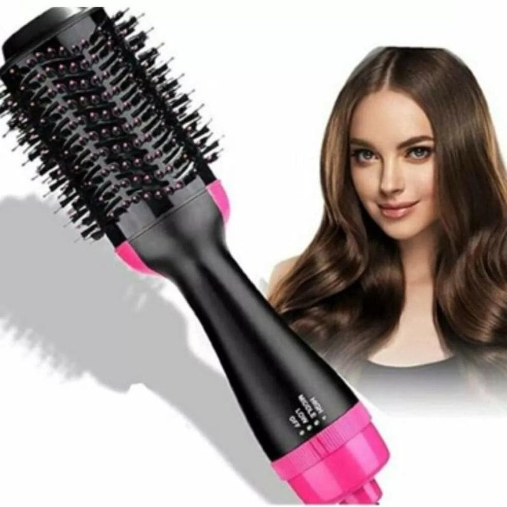 Escova Secadora 110V Alisador Elétrica Quente Cabelo 3 Em1