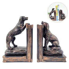 Aparador De Livro Cachorro Jogo Porta Livros Pet Decorativo