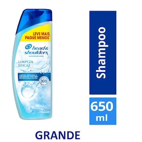 Shampoo Anticaspa Head & Shoulders Limpeza Eficaz 650Ml