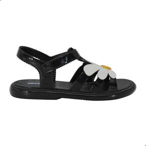 Sandália Mini Melissa Hip Bloomy Infantil Preto
